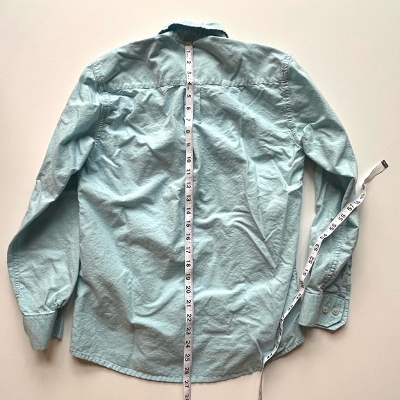 Vintage Brooks Brother Regent Fit Blue 100% Cotton Button Up Long Sleeve Medium - Picture 7 of 7